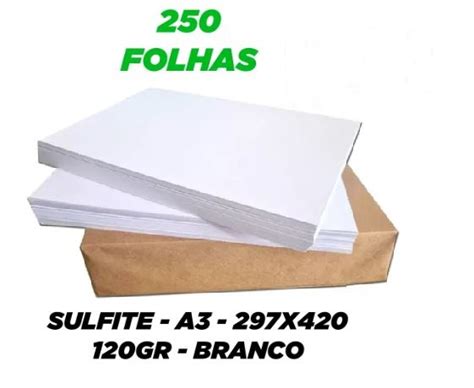 Folhas Papel Offset A X Gr Branco Suzano