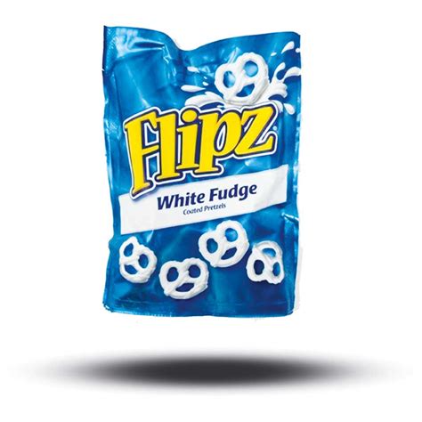 Flipz White Fudge Coated Pretzels Mega Lecker