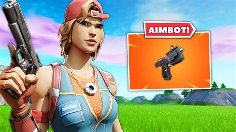 Trying To Find The New Aimbot Pistol In Fortnite Come Join Youtube