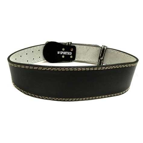 Premium Leather Weight Lifting Belt Singapore - SPORTSCO