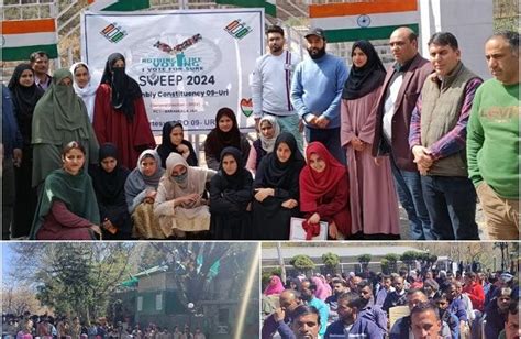 SVEEP Voters Awareness Program Organised At Kaman Post Uri Kashmir