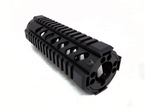 End Cap For Ar 15 Free Float Quad Rail Handguard Black Monstrum Tactical