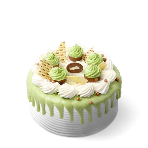 Premium Matcha Ice Cream Cake - Breadtop