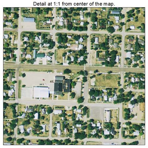 Aerial Photography Map of Faulkton, SD South Dakota