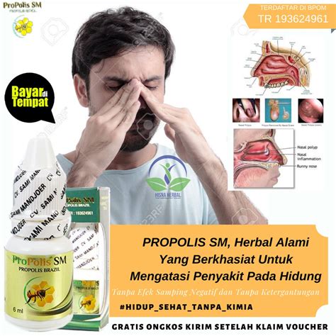 Jual Cod Obat Hidung Tidak Bisa Mencium Bau Anosmia Hilang Indra