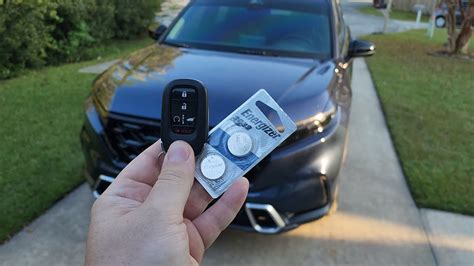 Honda Cr V Key Fob Battery Replacement Youtube