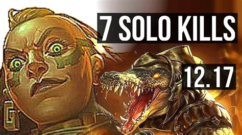 Illaoi Vs Renekton Top Rank 4 Illaoi 7 Solo Kills 1 1m Mastery