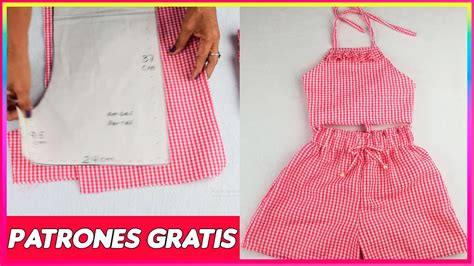 Diy C Mo Hacer Conjunto Short Y Blusa Para Ni As Paso A Paso Youtube