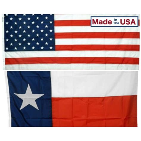 Texas & Battle-Tough® American Flag Combo Pack | Gettysburg Flag Works