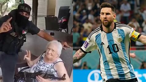 Iba a ser secuestrada por Hamas pero nombró a Leo Messi le pidieron