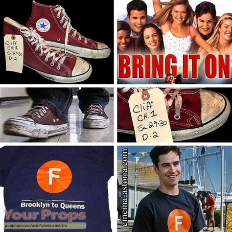 Bring It On CLIFF PANTONE (JESSE BRADFORD) ORIGINAL SCREEN WORN SHIRT AND SNEAKERS original ...