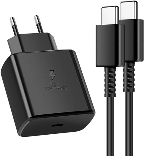 Chargeur Rapide 25w Cable Usb C Usb C Compatible Avec Samsung S23s23