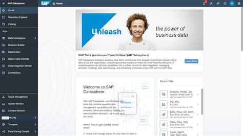 Sap Datasphere Unified Data Experience