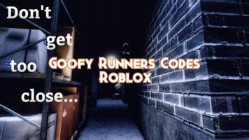 Goofy Runners Codes November Pillar Of Gaming