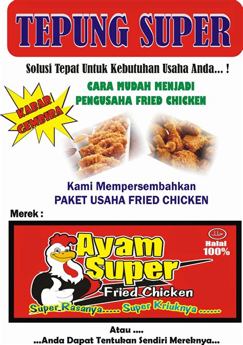 Peluang Usaha Fried Chicken Tanpa Franchise Waralaba Franchise Fried Chicken