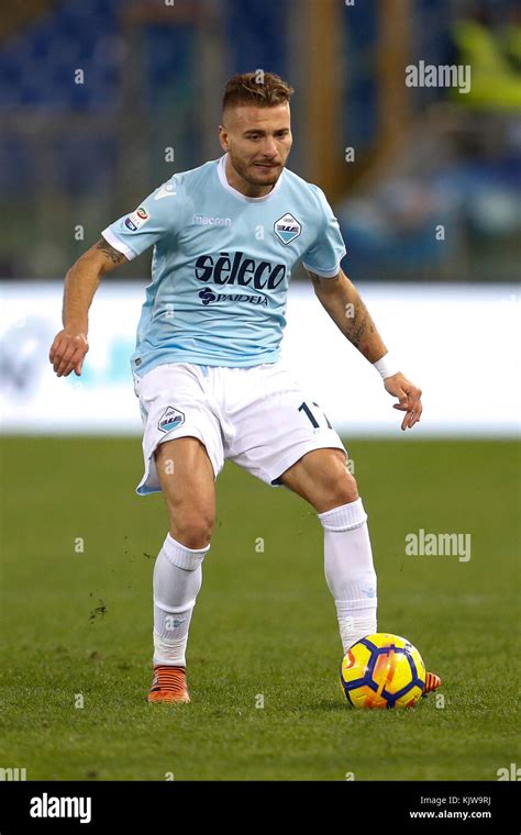 Olympic Stadium ROME Italy 26 11 2017 Ciro Immobile Of Lazio During