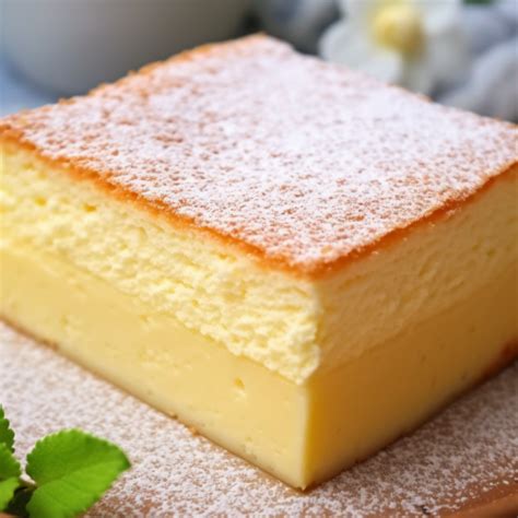 Vanilla Magic Custard Cake That Oven Feelin