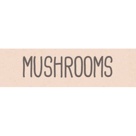 Garden Tales Mushrooms Word Art Snippet Graphic By Jessica Dunn