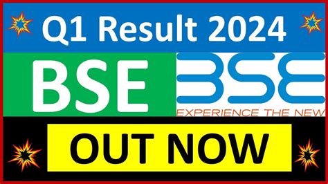 Bse Q1 Results 2024 Bse Q1 Results Bse Share News Bse Share Latest News Today Youtube