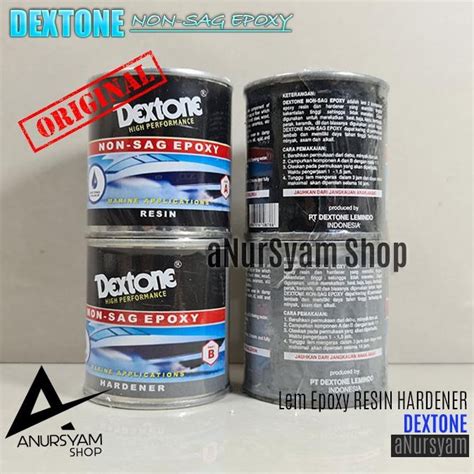 Jual DEXTONE Non SAG EPOXY Resin Hardener Lem Epoxy Kapal Bocor Toren