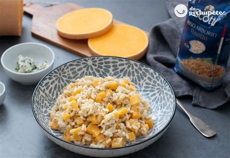 Risotto De Calabaza Y Queso Azul