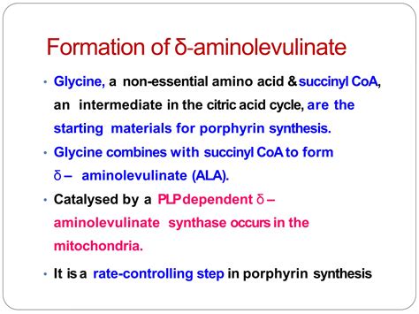 Biosynthesis And Degradation Of Porphyrin And Heme Ppt