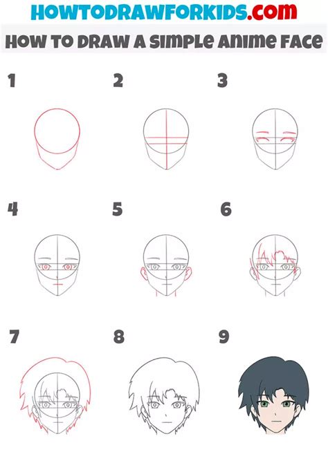 How To Draw An Anime Face Anime Drawings For Beginners Learn To Draw