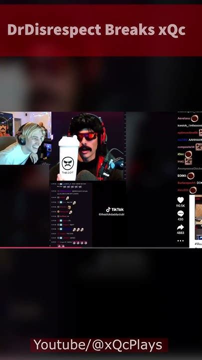 Drdisrespect Breaks Xqc Youtube