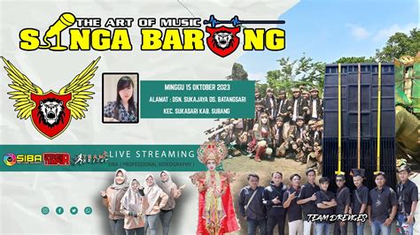 LIVE THE ART OF MUSIC SINGA BARONG MINGGU 15 OKTOBER 2023 DS