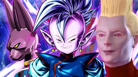 goku eta vaina  seria equipo de puros dioses dragon ball legends