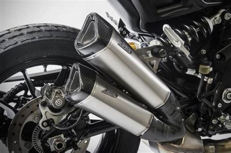 Zard Low Mount Full Titanium Exhaust Indian Ftr 1200 S