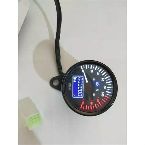 Jual Spidometer Speedometer Digital Kilometer Rpm Amper Bensin Koso