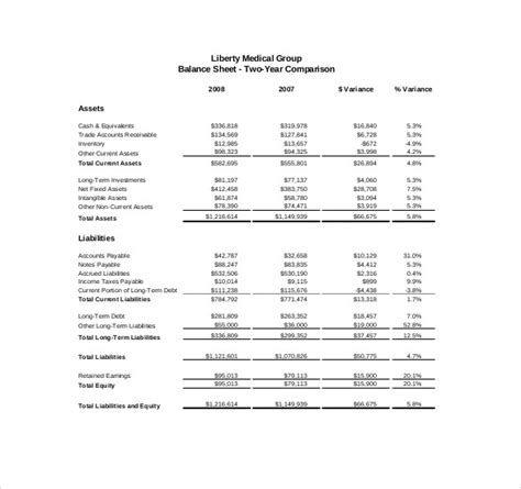 Financial Report Templates | 10+ Free Excel, Word & PDF