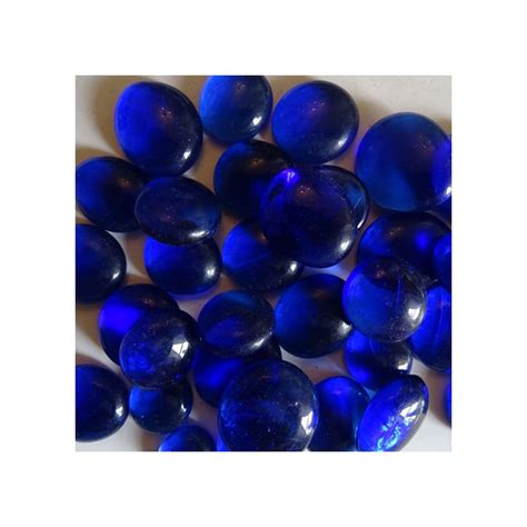 Ink Blue Glass Pebbles 1kg Cadoworld Ltd Uk