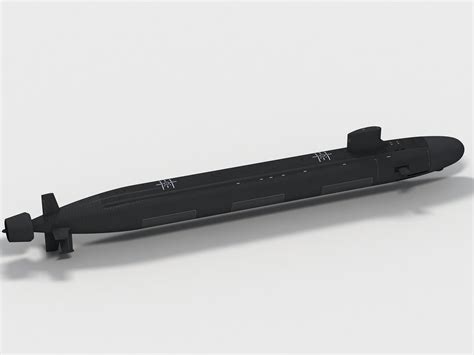 Virginia Class Submarine - 3D Model by FiniasK