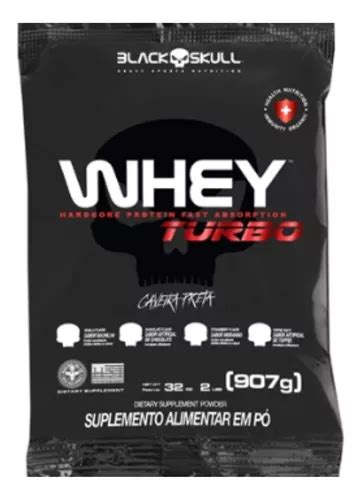 Whey Turbo Refil 907g Black Skull C Nf Mercadolivre