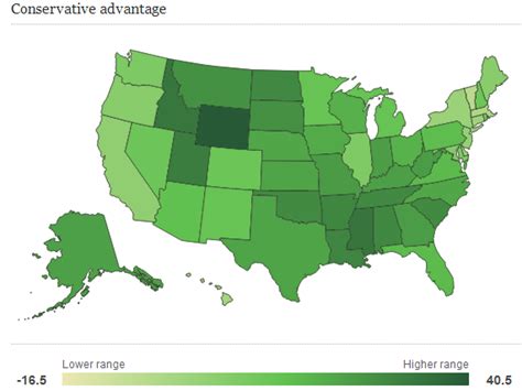 Common Cents Blog: Which States are the most Conservative and most Liberal?