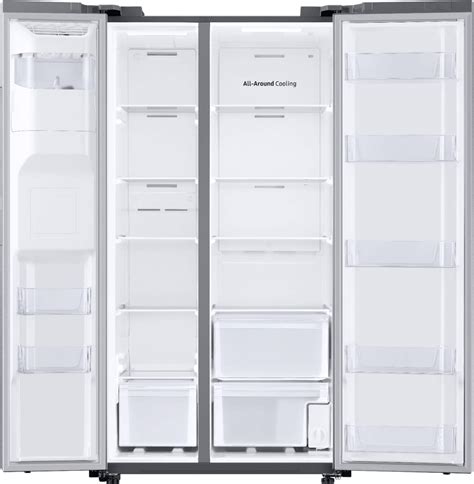 Customer Reviews Samsung 274 Cu Ft Side By Side Refrigerator With Large Capacity Stainless