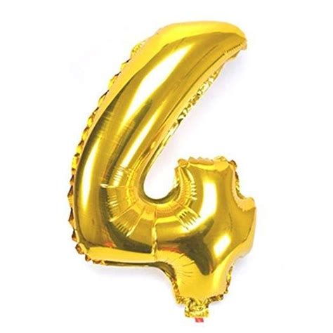 Number Foil Birthday Balloon Gold Helium Number Balloons Foil