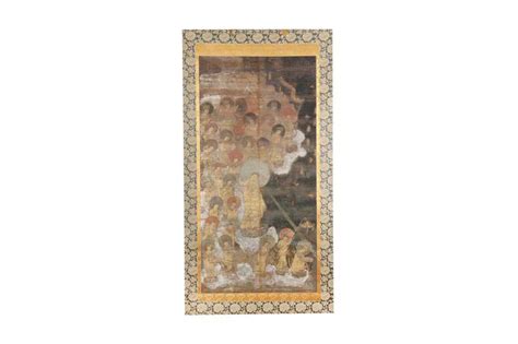 Lot 442 A Buddhist Painting Of ‘descent Of Amida