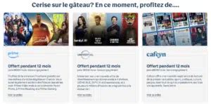 Bouygues Telecom offre 12 mois à Prime Video Universal et Cafeyn sur