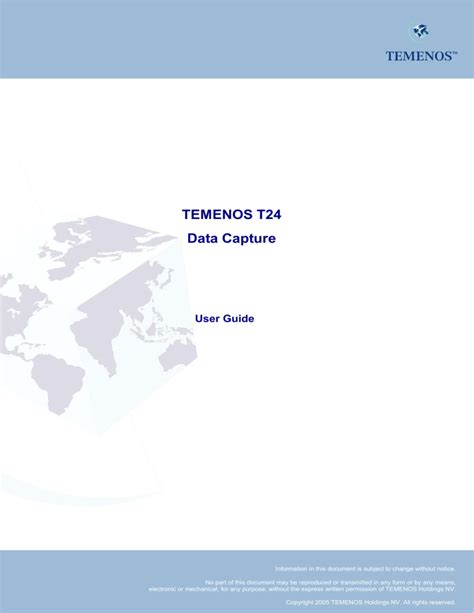 Temenos T24 Data Capture