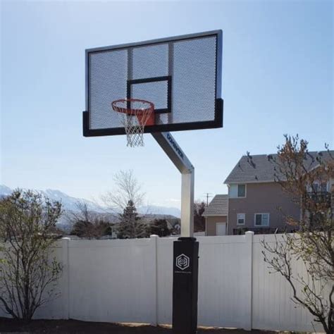 Dominator Outdoor Inground Basketball Hoop, Premium Rust-Proof Adjustable Goal, Aluminum Build ...