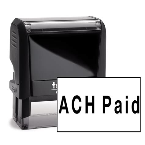 Ach Paid Rubber Stamp Simply Stamps