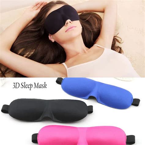 4pcs 3D Portable Soft Travel Sleep Rest Aid Eye Mask Cover Shade