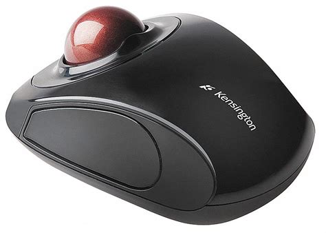 KENSINGTON Wireless Trackball Mouse, Optical, Black, Nano Receiver ...