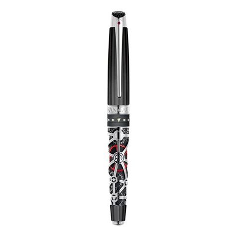 Caran d'Ache 1010 Chrono Sport Silver Fountain Pen - Limited Edition