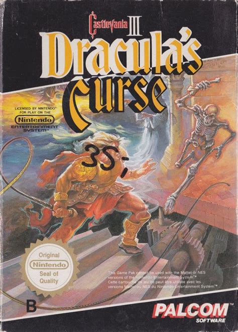 Castlevania III Dracula S Curse Cover Or Packaging Material MobyGames