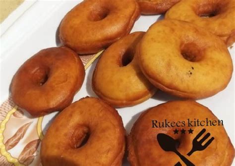 Doughnut 🍩 Recipe By Rukees Kitchen Cookpad