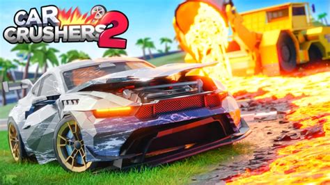 9 New Cars Car Crushers 2 Physics Simulation Roblox